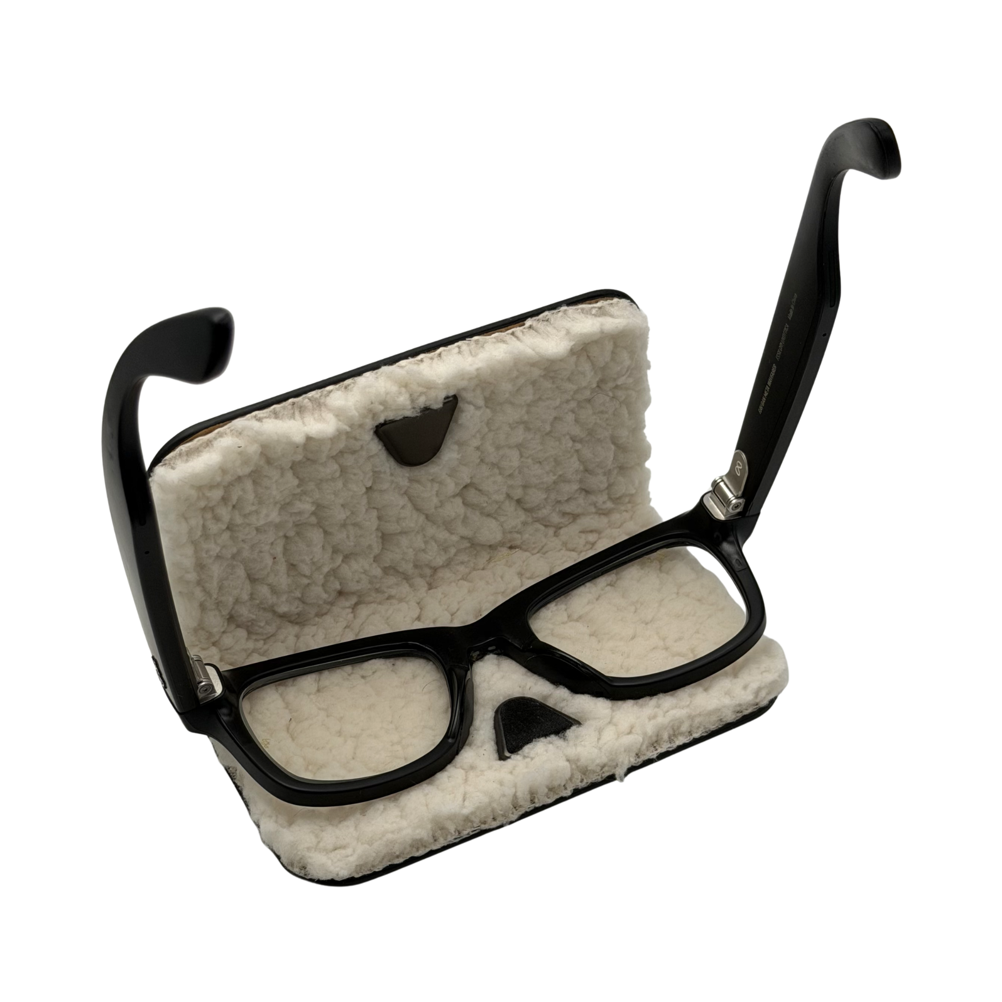 Moero Edizioni Speciali Vision Air Napoli Centenary Limited Edition portaocchiali magnetico in pelle Saffiano