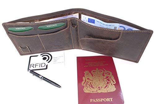 Visconti Toscana 726 Jet portafoglio uomo con protezione RFID
