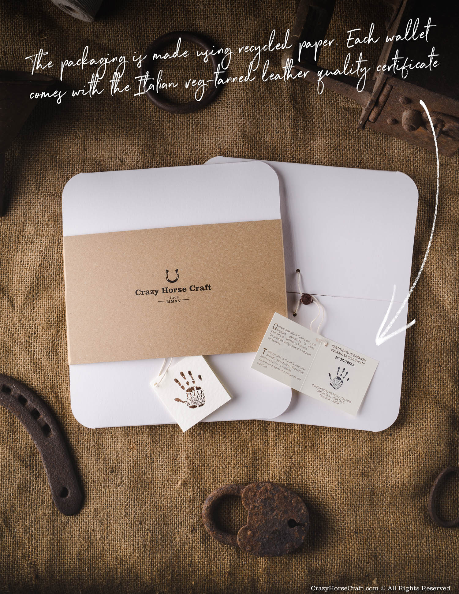 Crazy Horse Craft Wallets & Card Holders Portafoglio Classic Brown