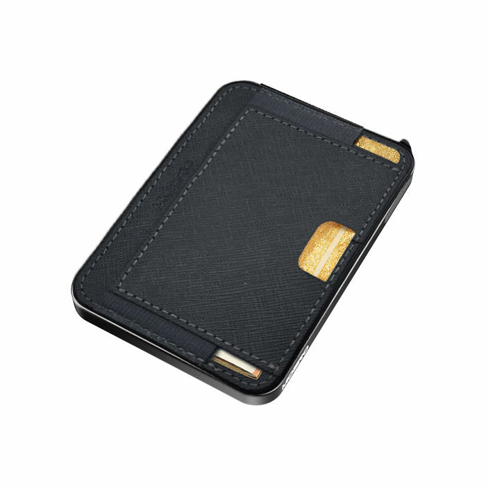 Moero Linea M2 M2 Pro Saffiano portafoglio grigio MagSafe RFID