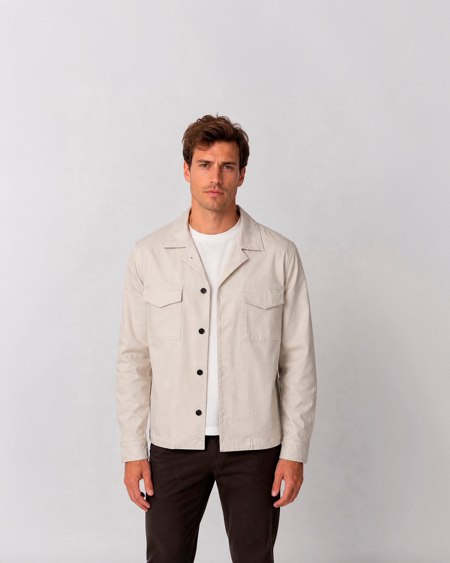 Miguel Bellido Americanas, Sobrecamisas y Chaquetas sovracamicia in cotone taglia S elasticizzata