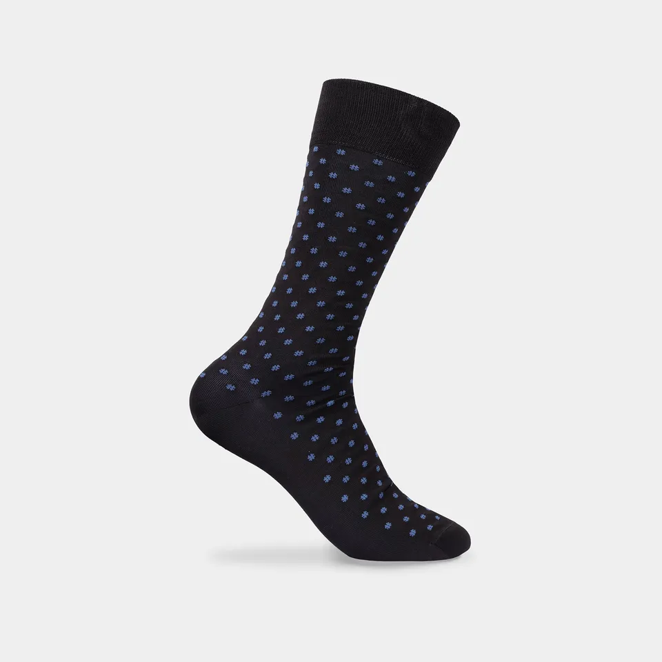 Miguel Bellido Calcetines calcini corti cotone mercerizzato blu 39-42