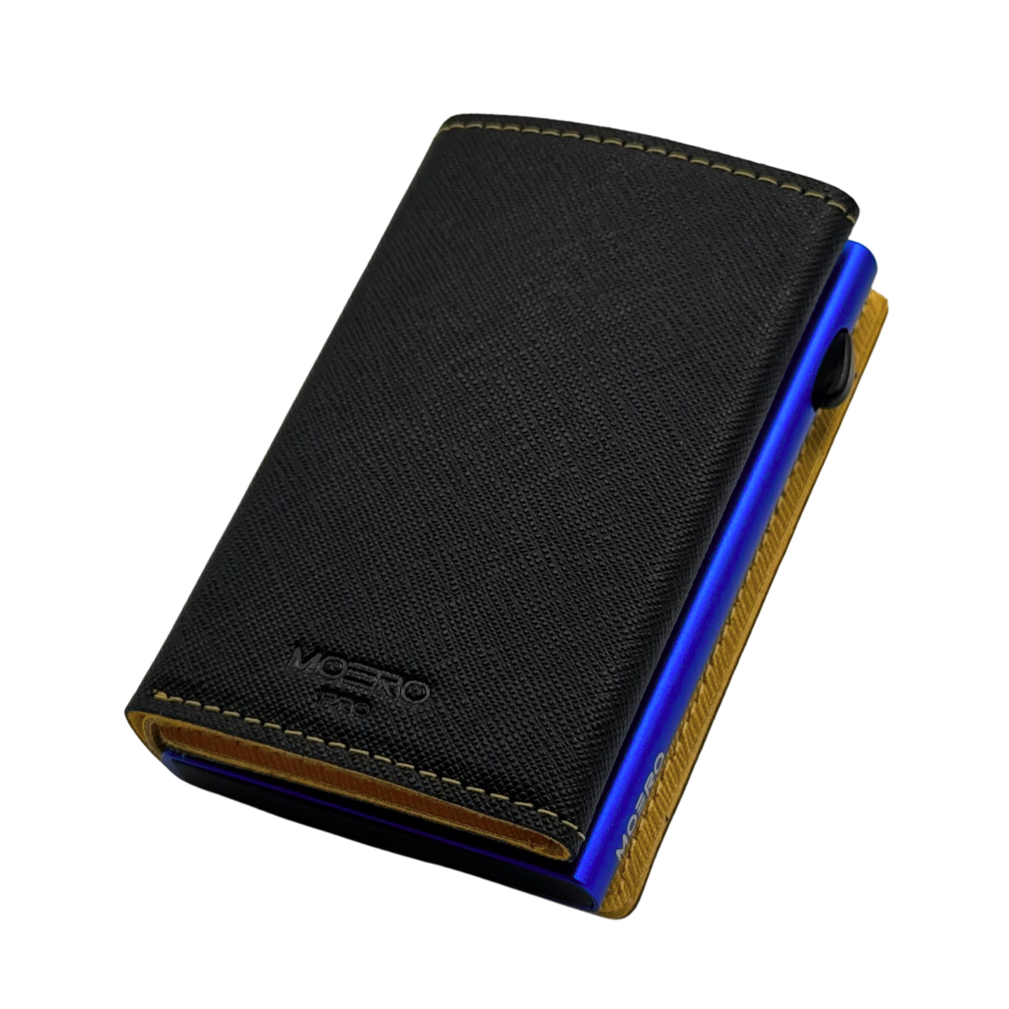Moero Linea PRO PRO PLUS Zip portafoglio Black 4.0 RFID Saffiano