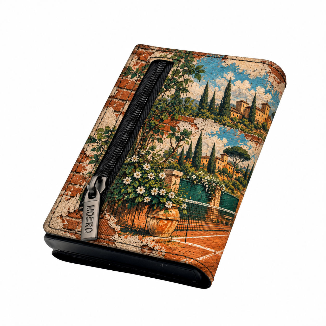 Moero Edizioni Speciali Pro Teddy Tennis Sport Limited Edition portafoglio RFID con zip