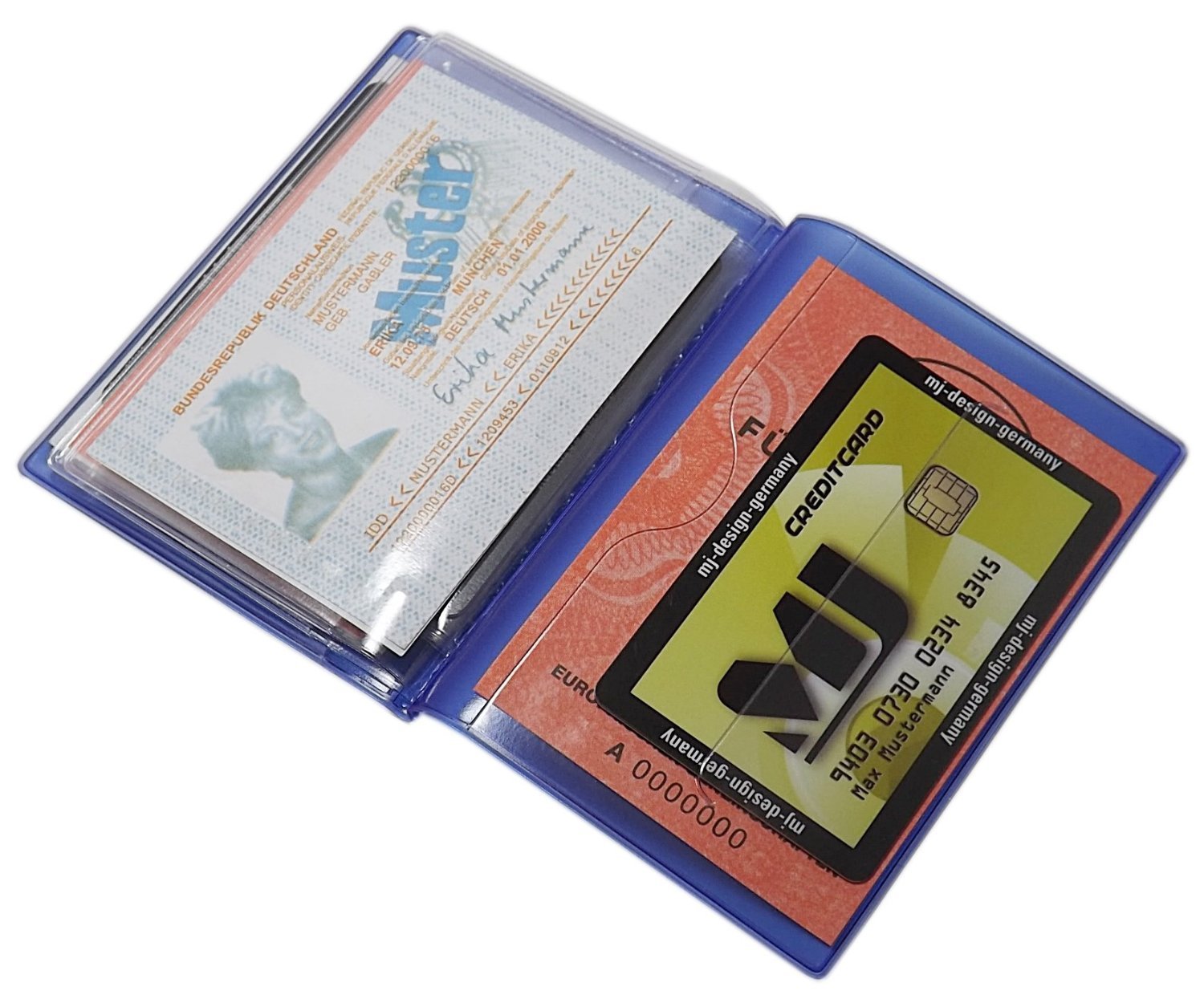 myledershop MJ-Design-Germany porta carte 10 scomparti lilla