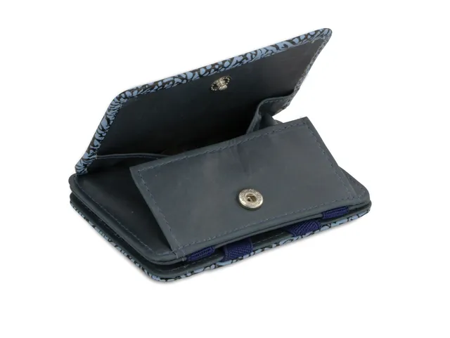Hunterson The Elephant Prints The OG Coin portamonete Elephant Blue RFID