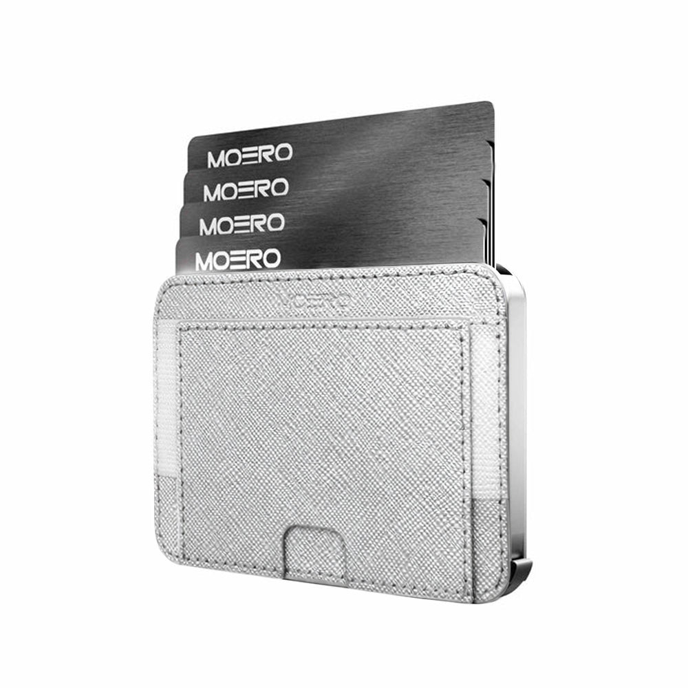 Moero Linea M2 M2 Pro portafoglio nero MagSafe 7 carte antigraffio