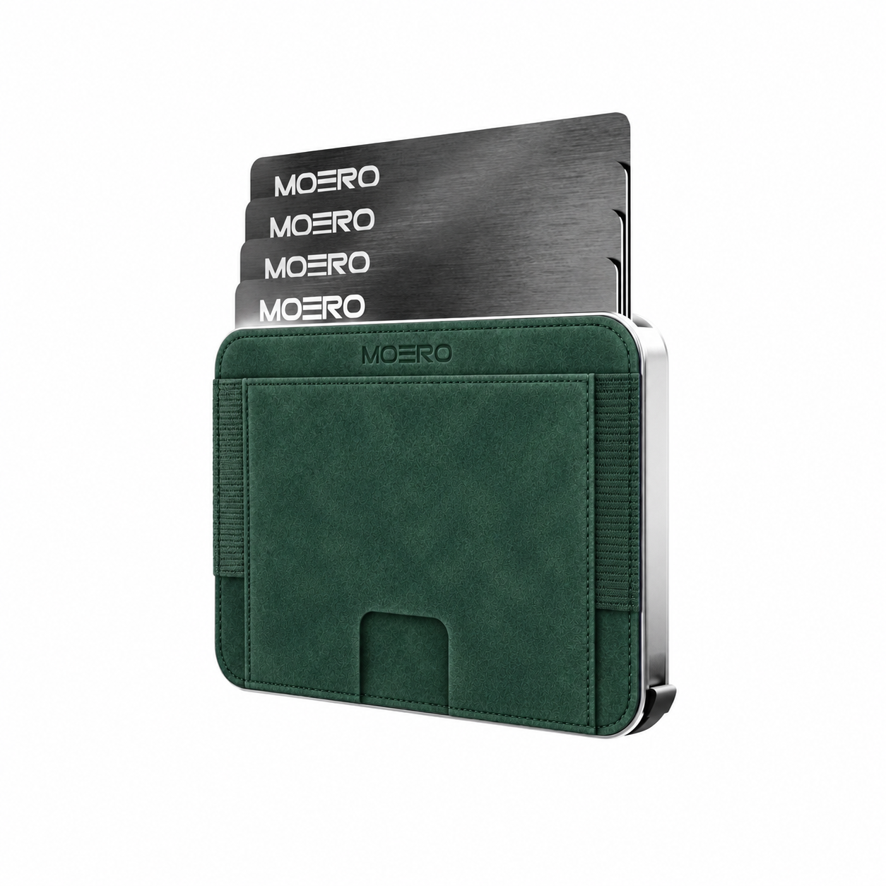 Moero Linea M2 M2 Pro SUPERIOR Verde portafoglio MagSafe RFID