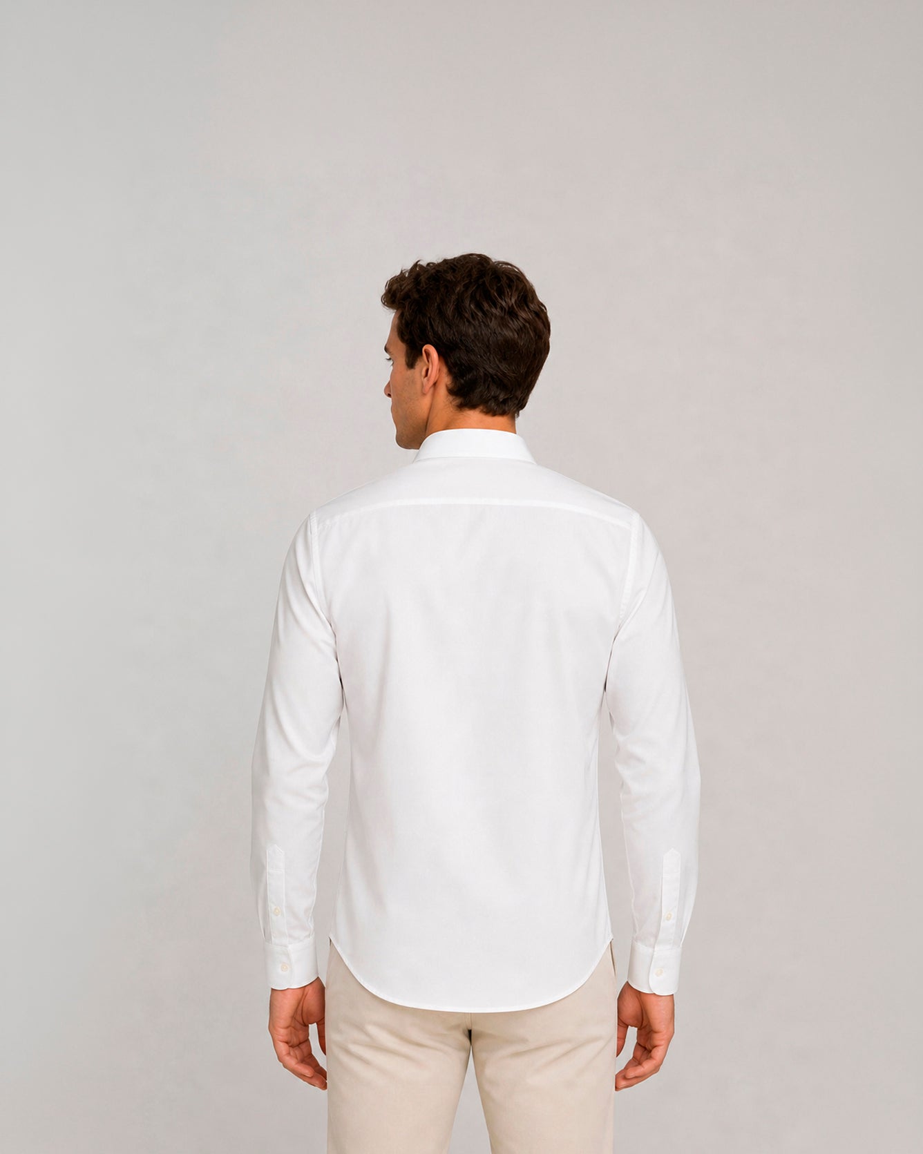 Miguel Bellido Camisas Camicia elegante in cotone con polso misto