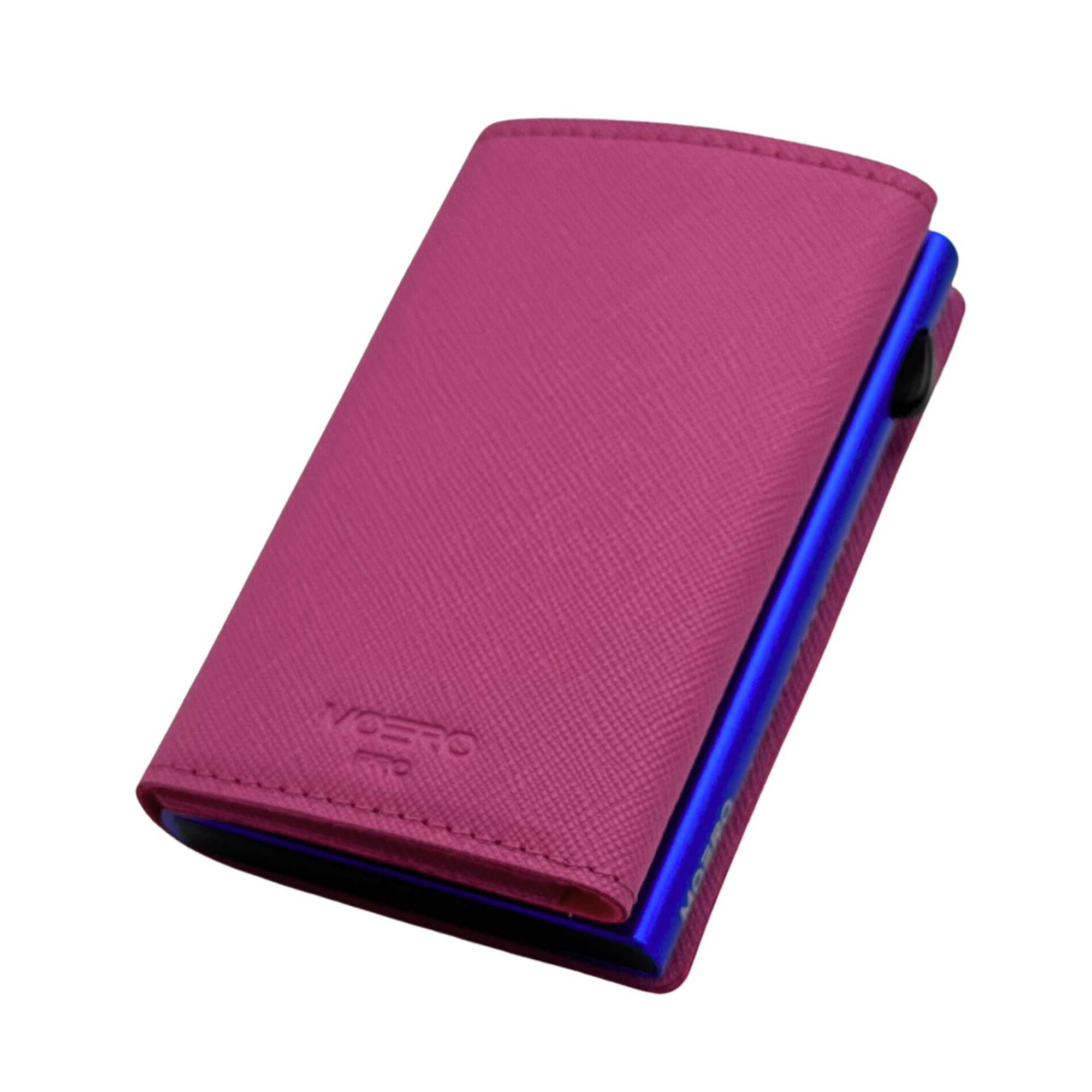 Moero Linea PRO PRO Zip Saffiano portafoglio Fucsia Pink RFID
