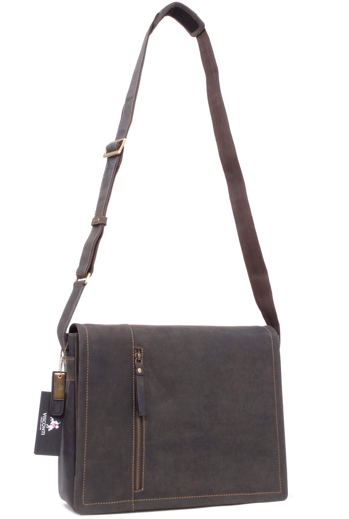 Visconti Hunters Bags 16072 Foster borsa messenger a tracolla in pelle