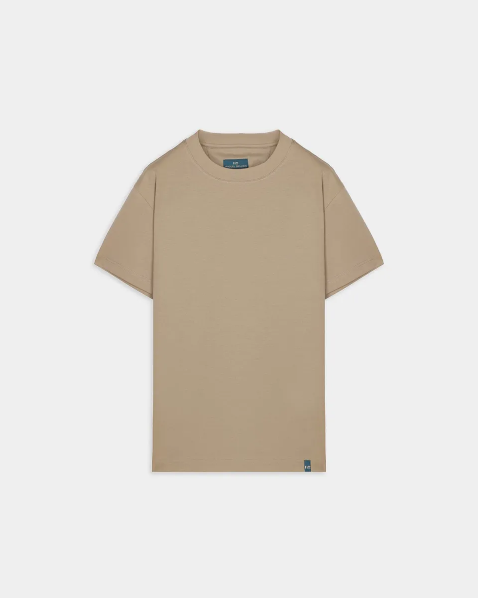 Miguel Bellido Polos y Camisetas Camiseta medium weight beige taglia S