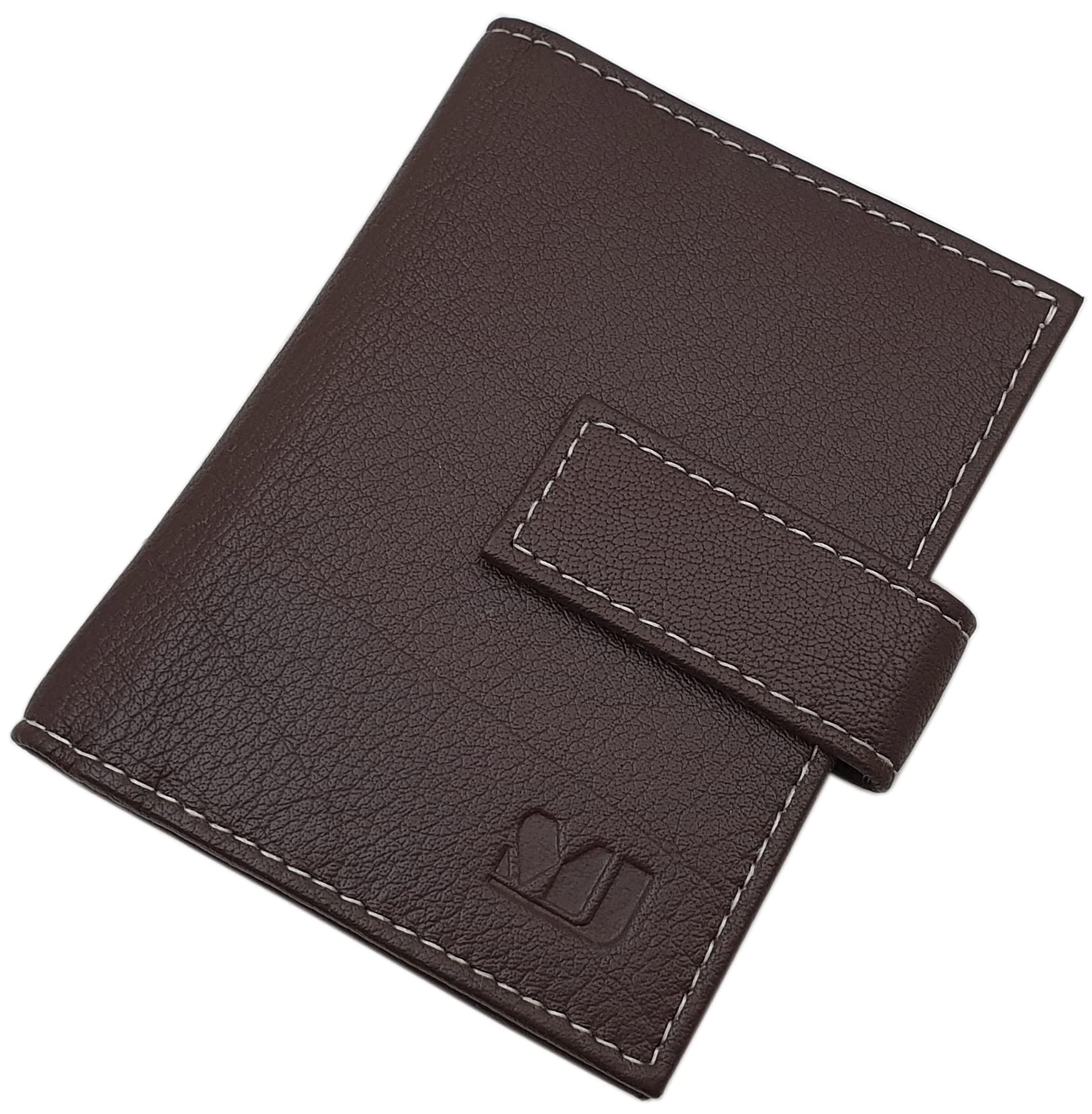 myledershop Kredit- und Visitenkartenetuis porta carte rosso 24 scomparti RFID