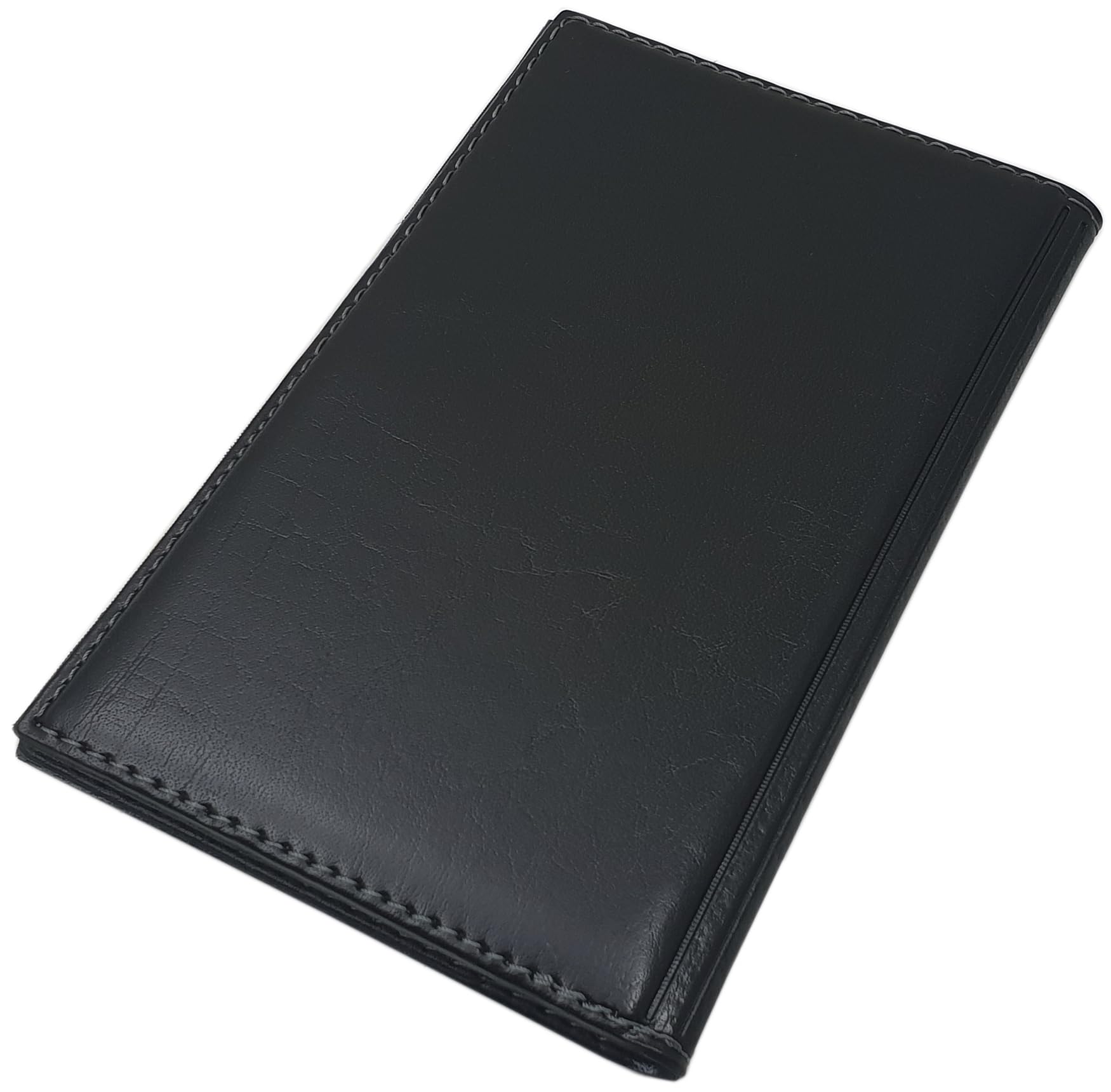 myledershop Banktaschen Cartellina per fatture e ricevute portaconto nera