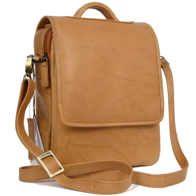 Visconti Atlantic 1603 Grace borsa a tracolla sabbia in pelle