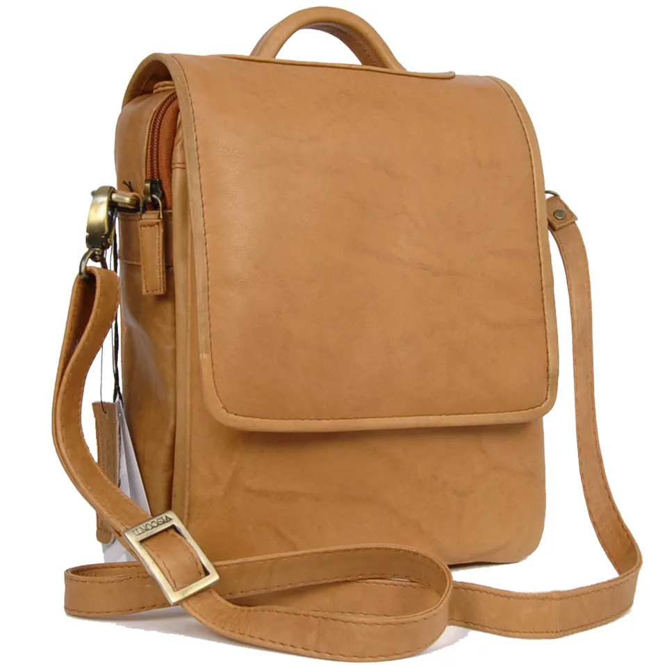 Visconti Atlantic 1603 Grace borsa a tracolla sabbia in pelle