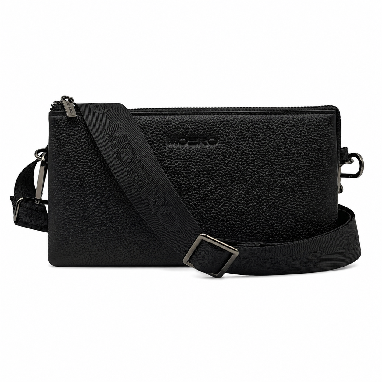 Moero Pochette e Borse pochette in pelle bovina con tracolla