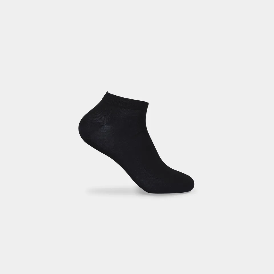 Miguel Bellido Calcetines calzino alla caviglia nero 39-42 in cotone mercerizzato