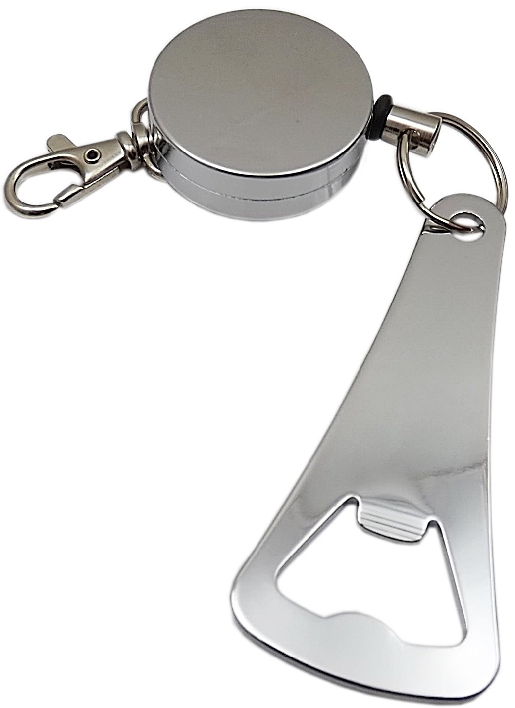myledershop Jojo’s / Rollmatiks portachiavi Rollmatic argento con apribottiglie