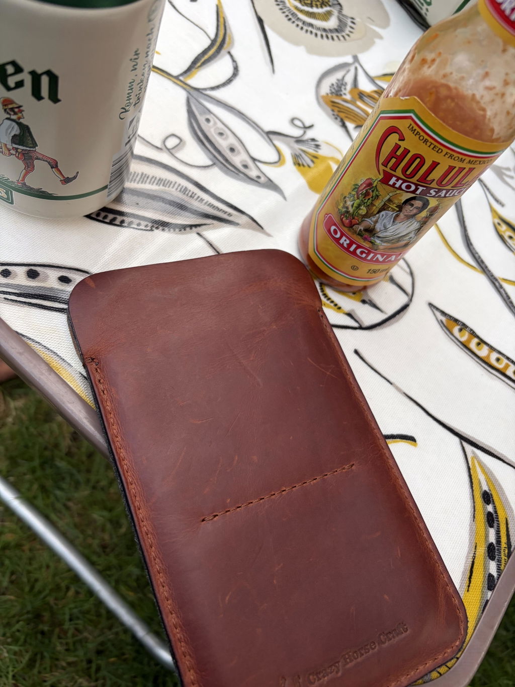 Crazy Horse Craft Phone Cases Classic Leather & Felt iPhone Case custodia iPhone Classic Brown in pelle