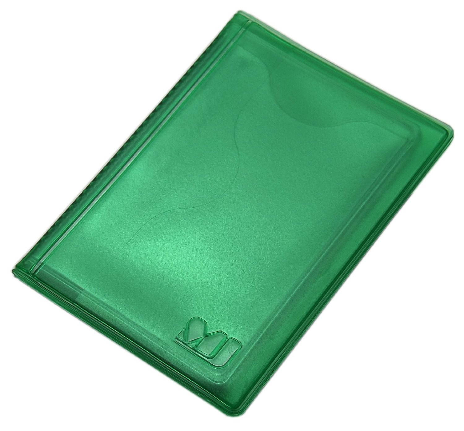 myledershop Kredit- und Visitenkartenetuis porta carte di credito 12 scomparti verde
