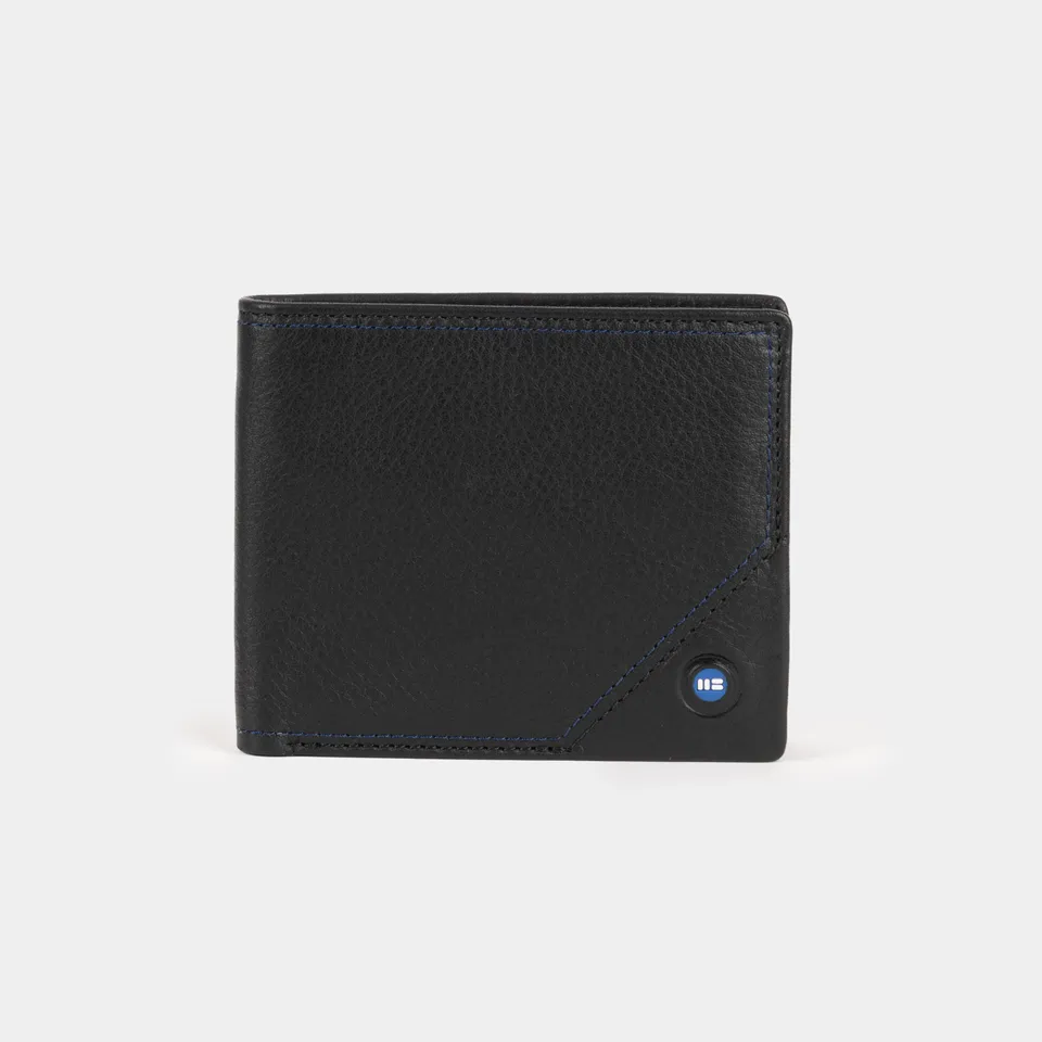 Miguel Bellido Carteras Hamburgo portafoglio nero con portacarte RFID
