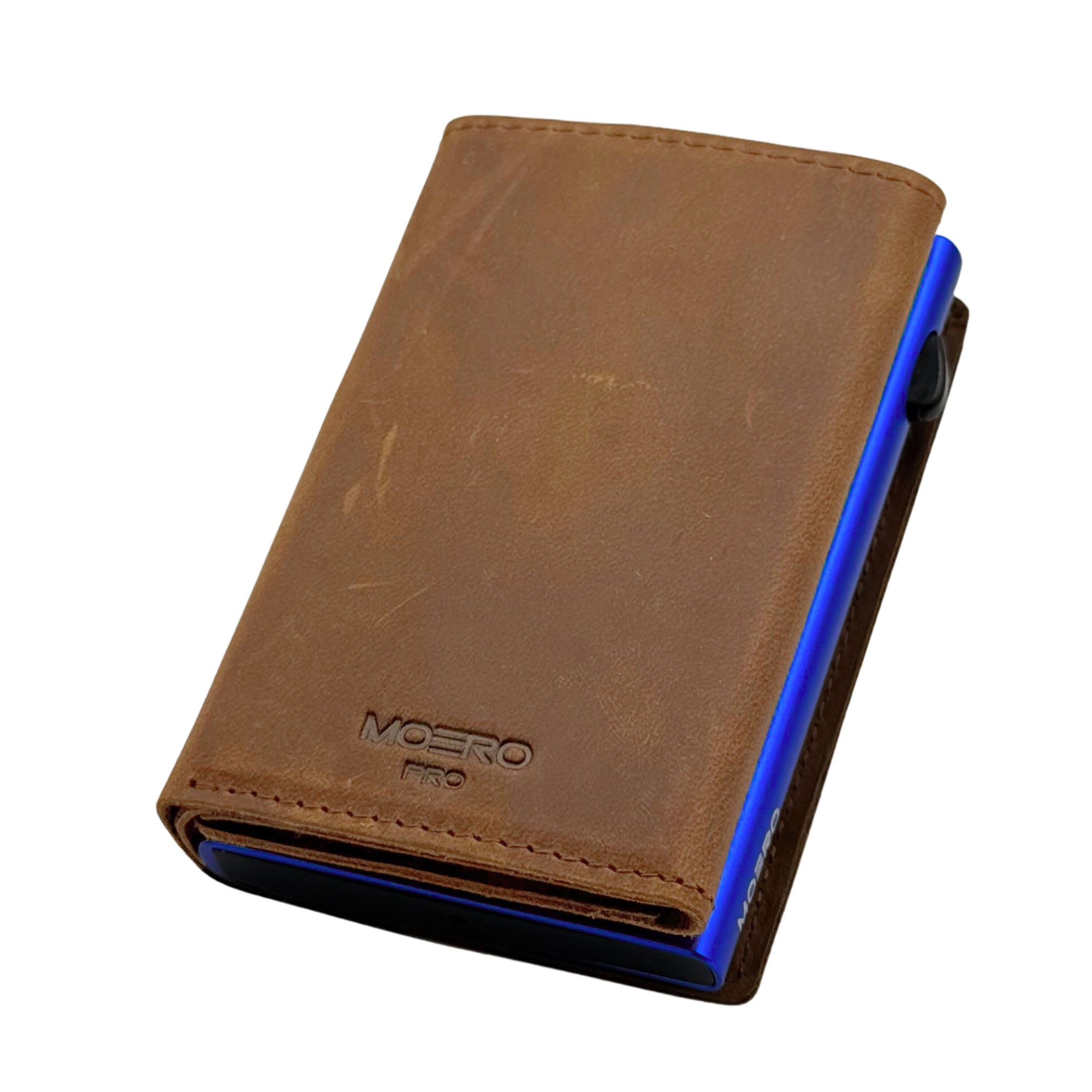 Moero Linea PRO Moero PRO PLUS Zip portafoglio nocciola RFID