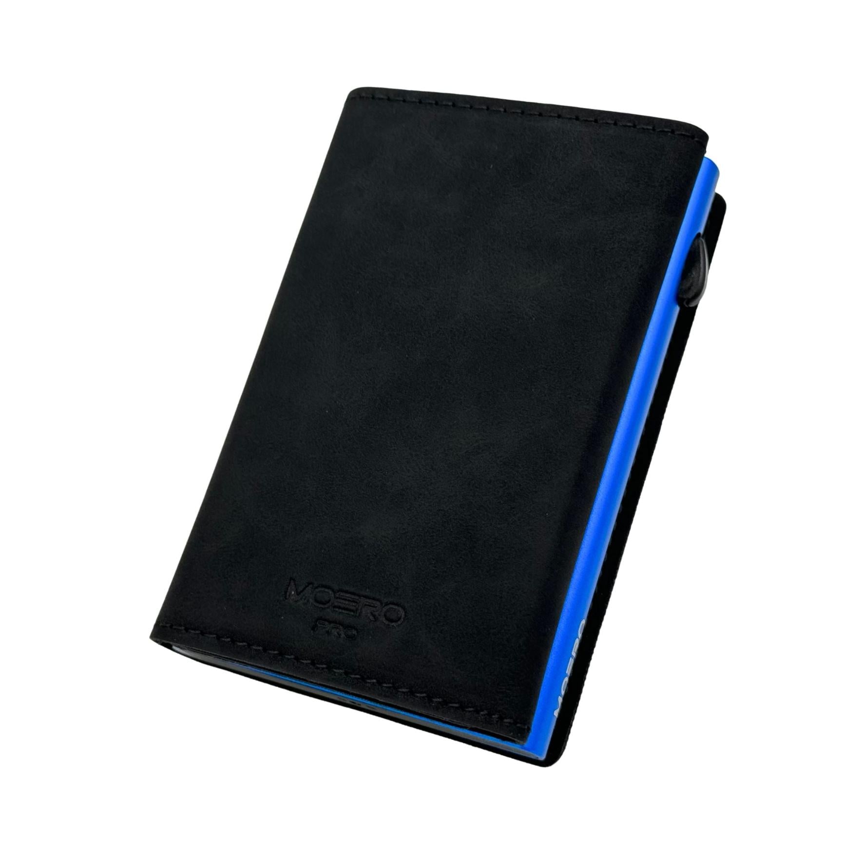 Moero Linea AirTag AirTag PRO Vintage Black portafoglio Nero RFID