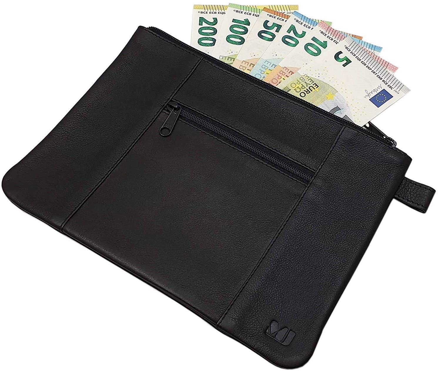 myledershop Banktaschen MJ-Design-Germany borsa in nappa nera