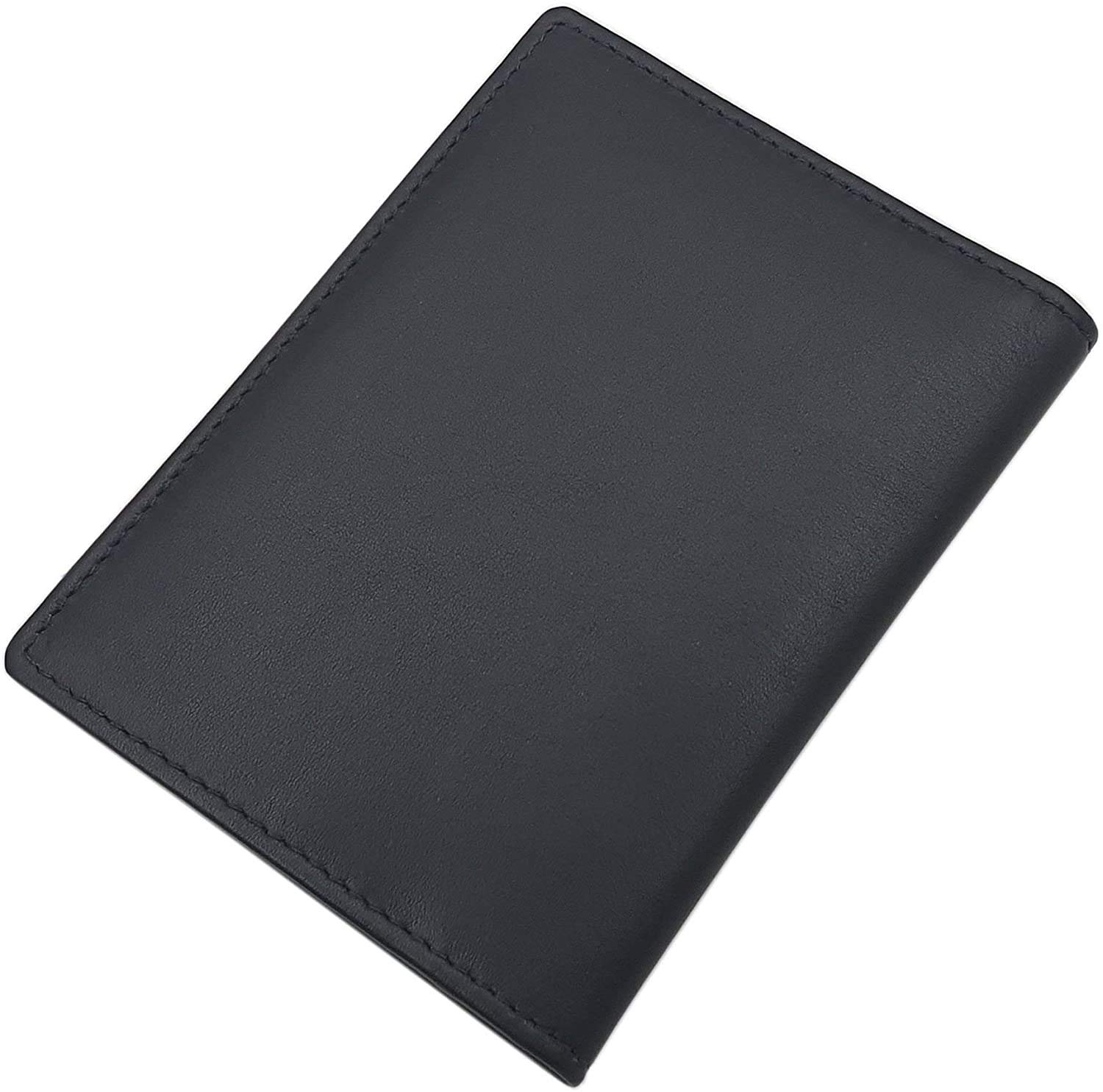 myledershop Karten- und Ausweisetuis porta carte RFID NFC nero in vacchetta