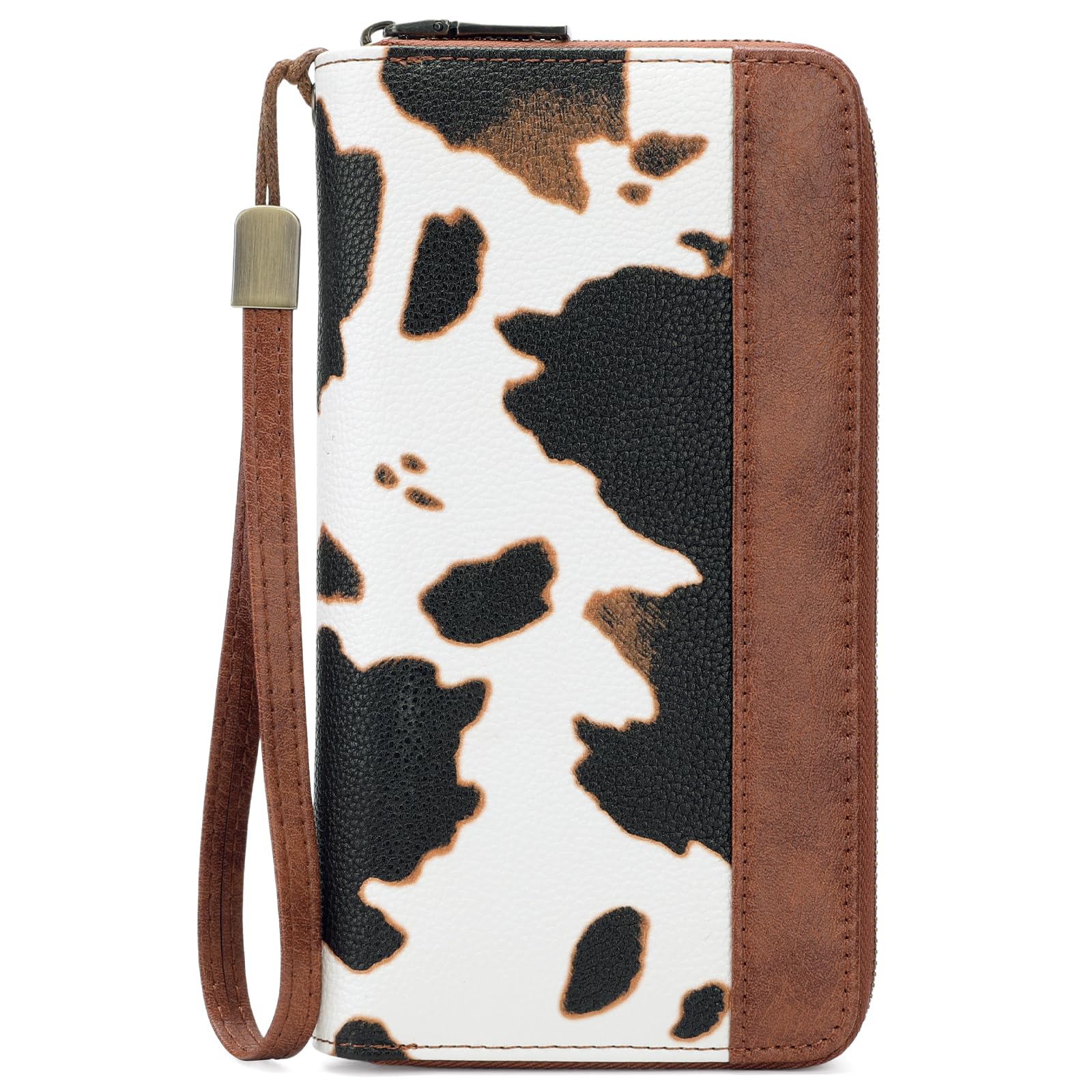 GOIACII WOMEN'S LARGE WALLET portafoglio donna grande C01-nero RFID doppia cerniera