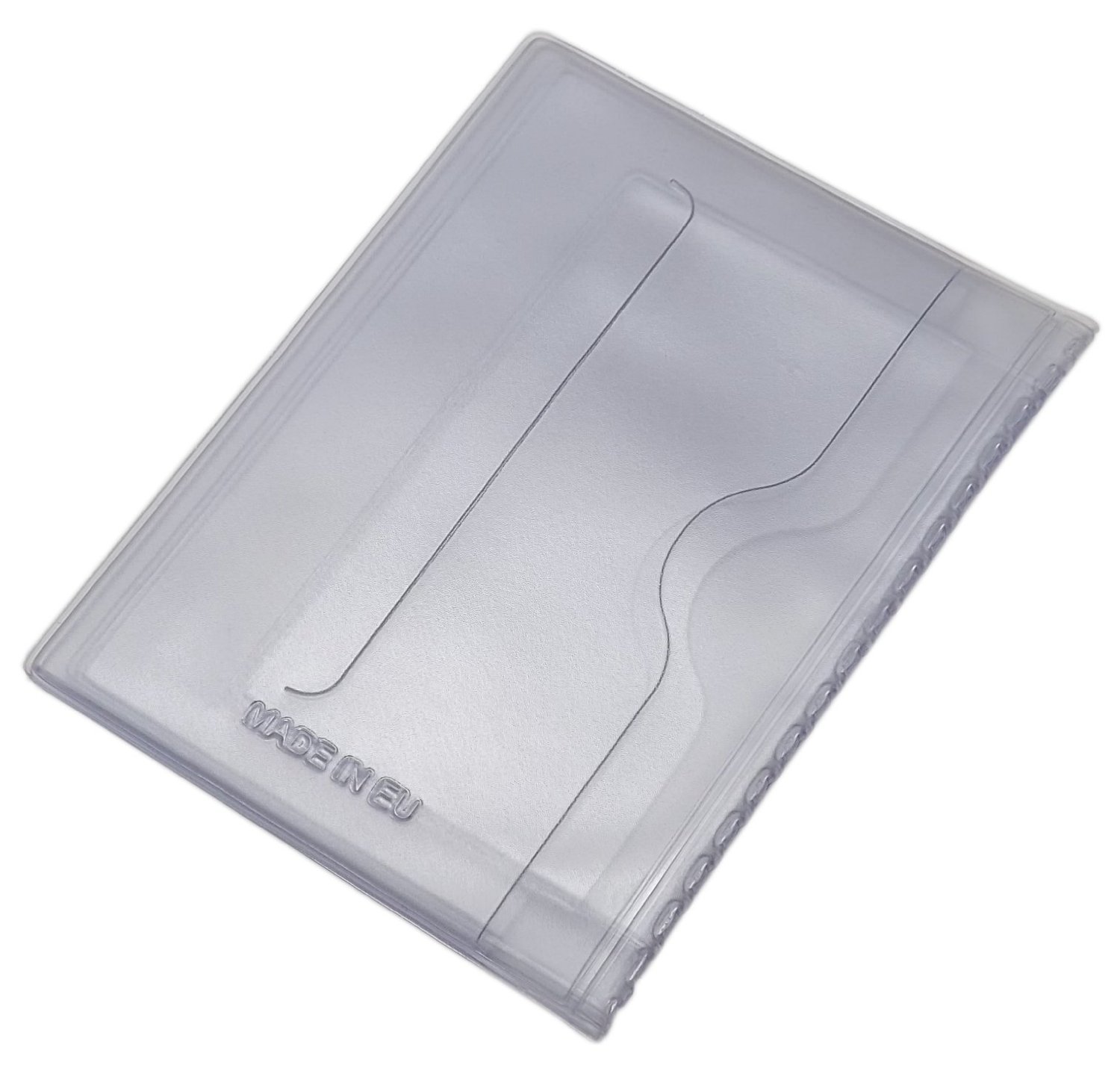 myledershop Karten- und Ausweisetuis MJ-Design-Germany porta documenti trasparente 10 scomparti