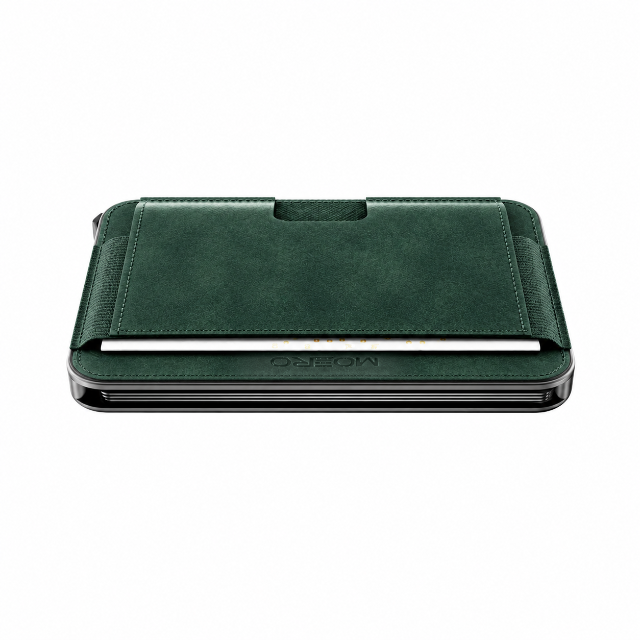 Moero Linea M2 M2 Pro SUPERIOR Verde portafoglio MagSafe RFID