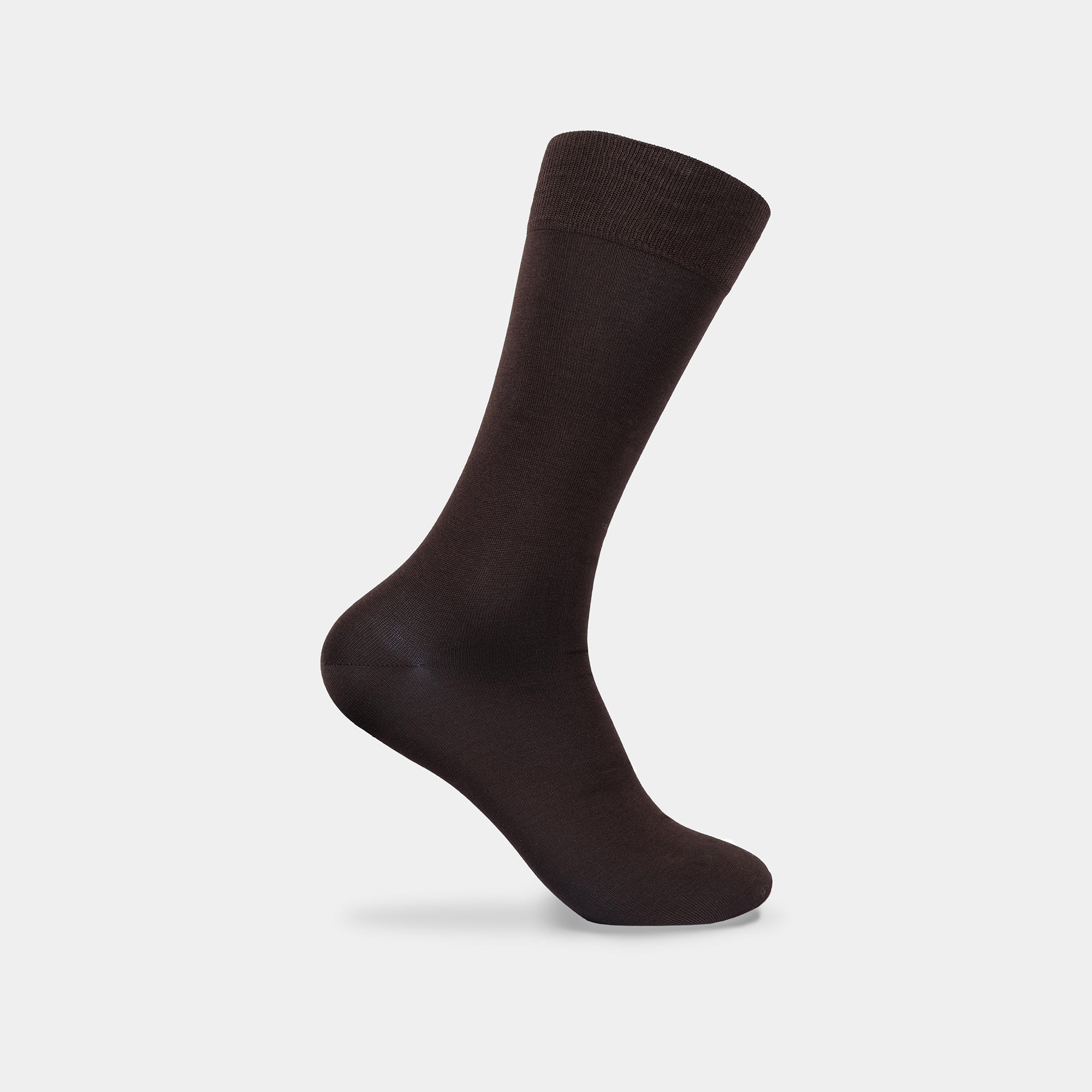 Miguel Bellido Calcetines calzino corto cotone mercerizzato marrone