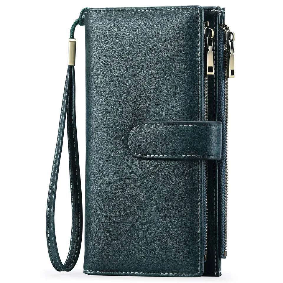 GOIACII WOMEN'S LARGE WALLET portafoglio lungo da donna RFID