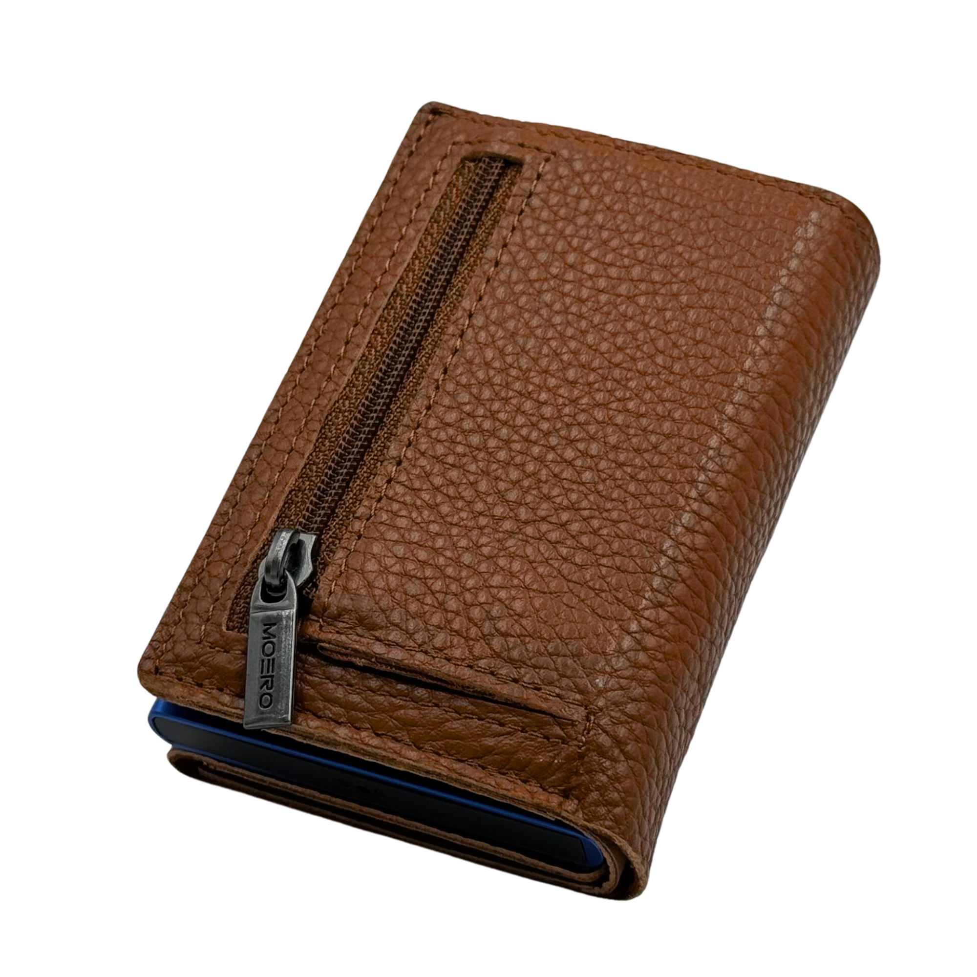 Moero Linea PRO PRO PLUS Zip portafoglio Brown RFID