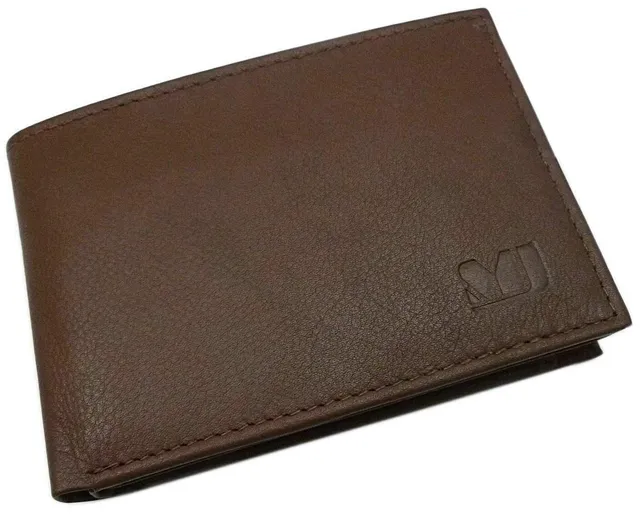 myledershop Herren Geldbörsen MJ-Design-Germany portafoglio marrone compatto