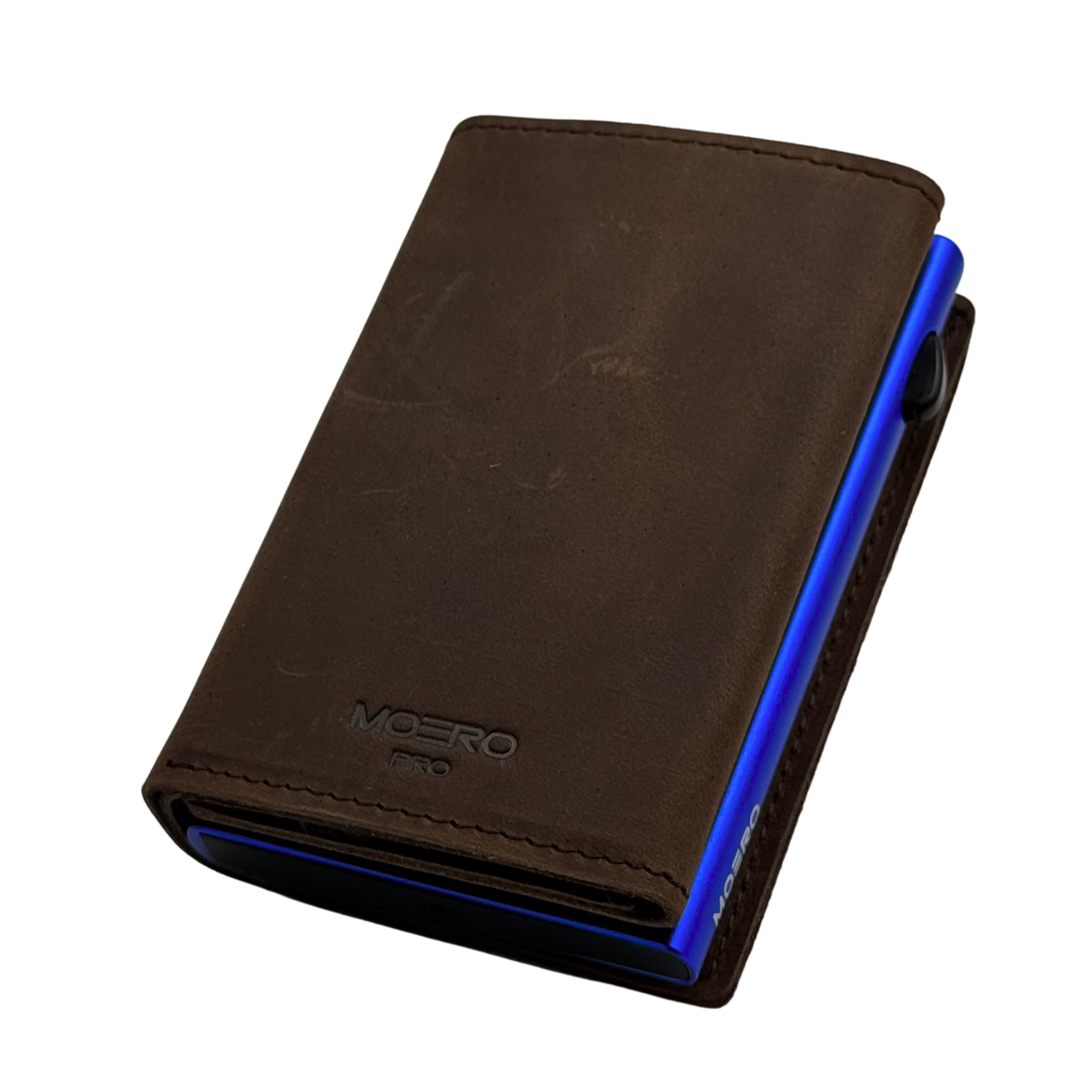 Moero Linea PRO PRO PLUS Zip portafoglio Cioccolato RFID