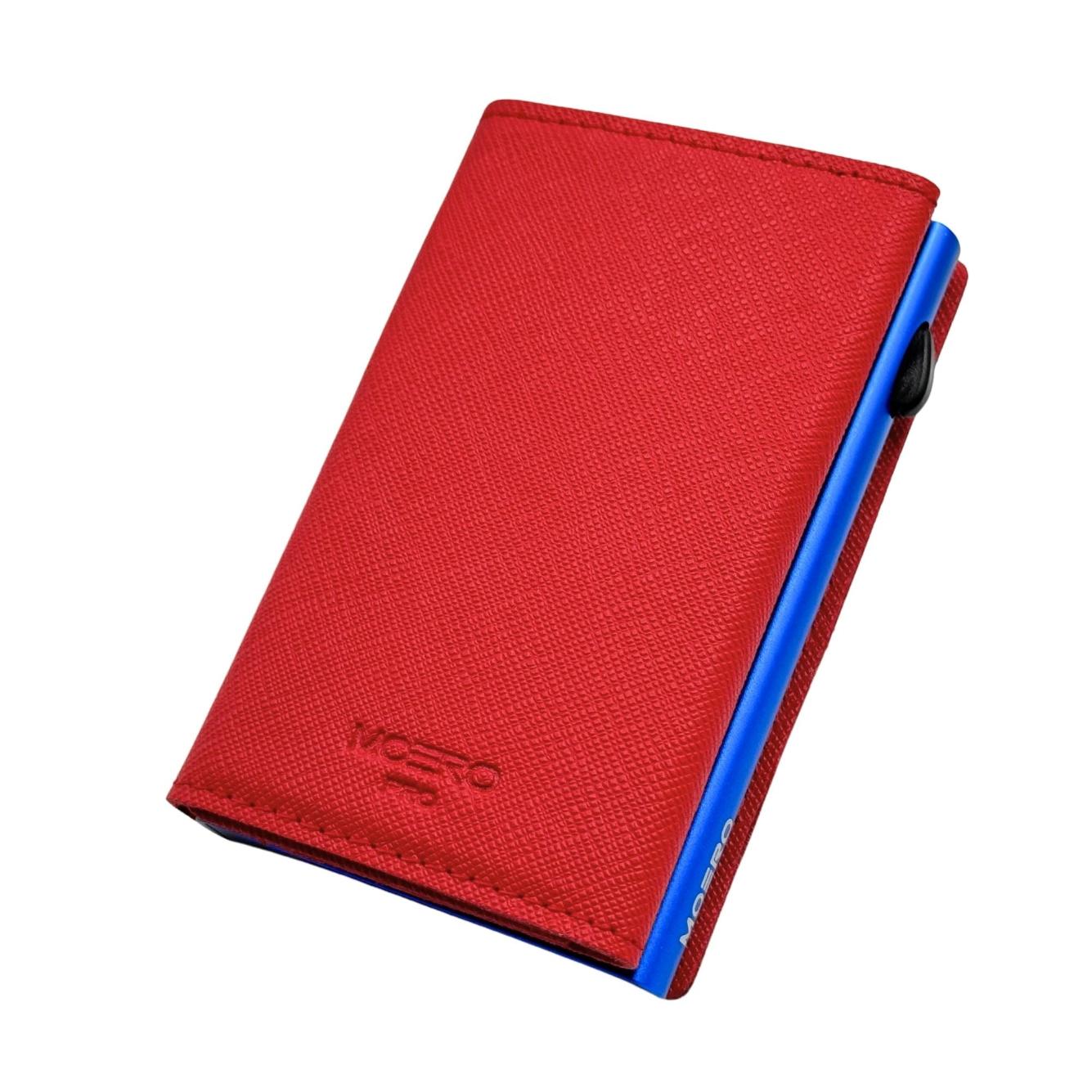 Moero Linea PRO PRO Saffiano portafoglio rosso 4.0 RFID antigraffio