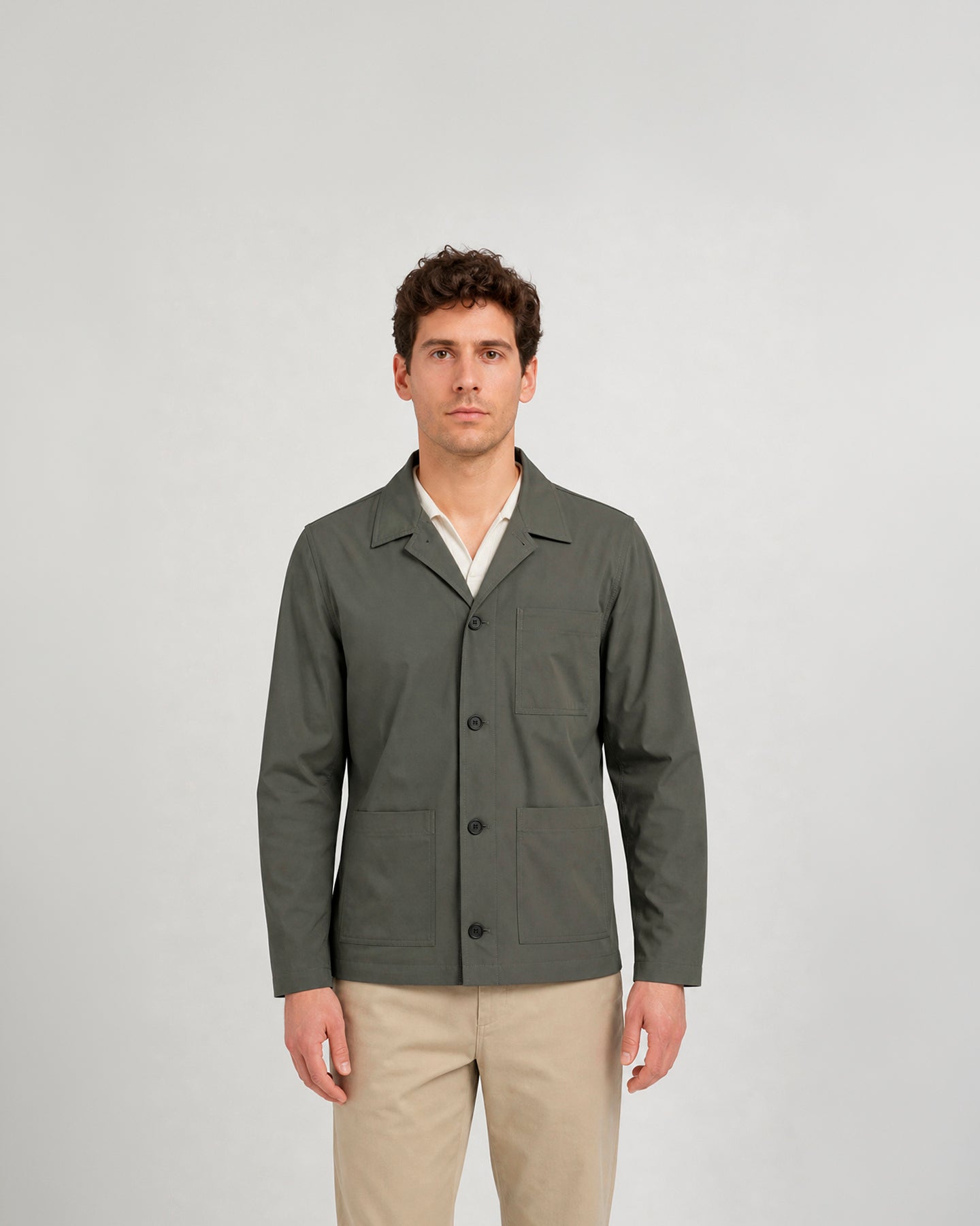 Miguel Bellido Americanas, Sobrecamisas y Chaquetas Sobrecamisa de tejido técnico elástico sovracamicia