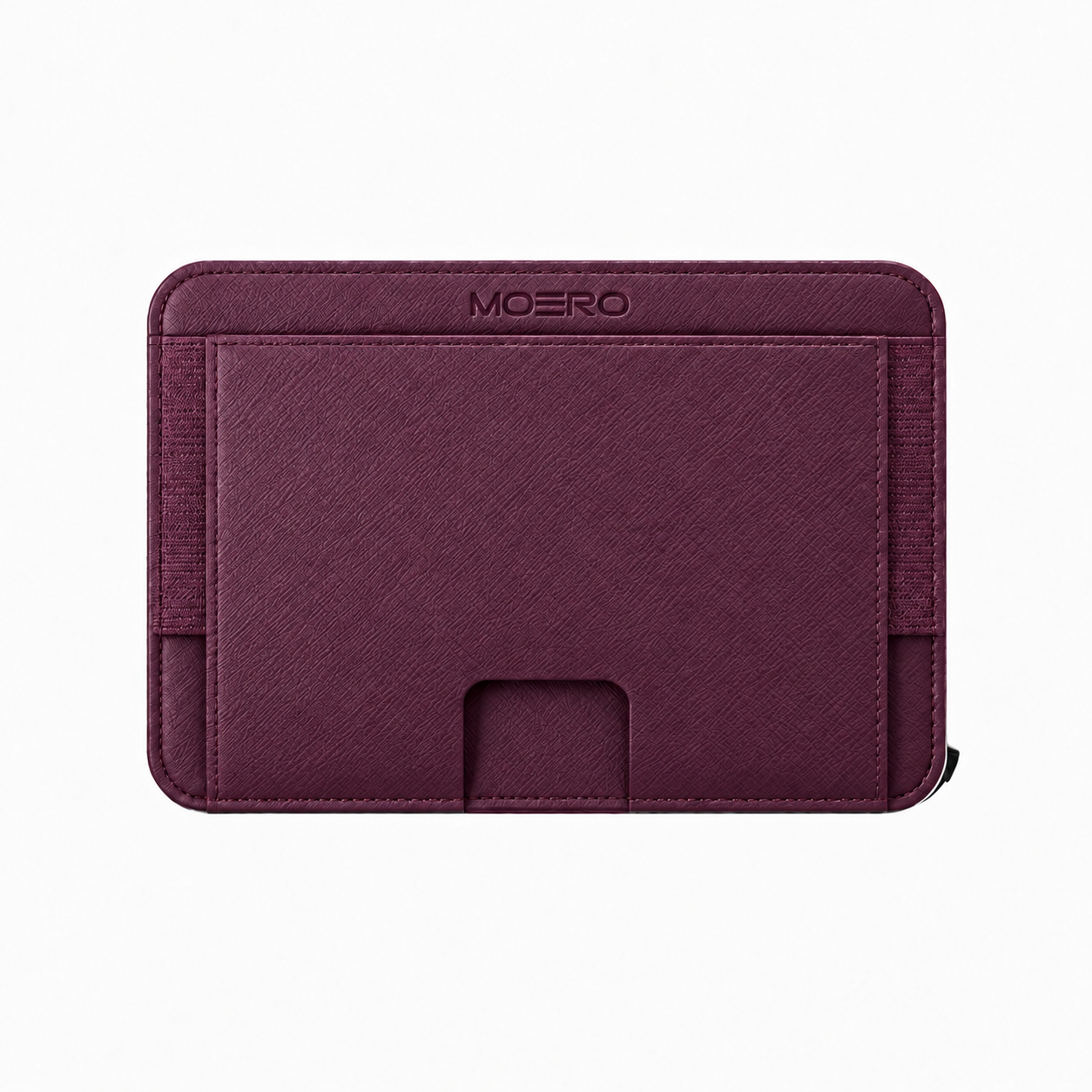 Moero Linea M2 M2 Pro Saffiano Borgogna MagSafe Wallet RFID