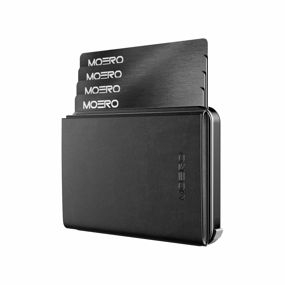 Moero Linea M2 M2 Pro Plus portafoglio MagSafe Black RFID