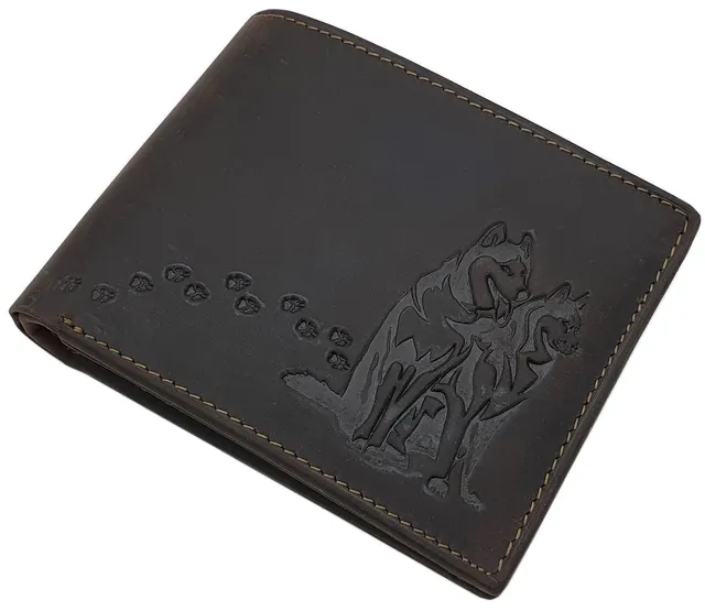 myledershop Herren Geldbörsen Modello 2 portafoglio orizzontale marrone RFID