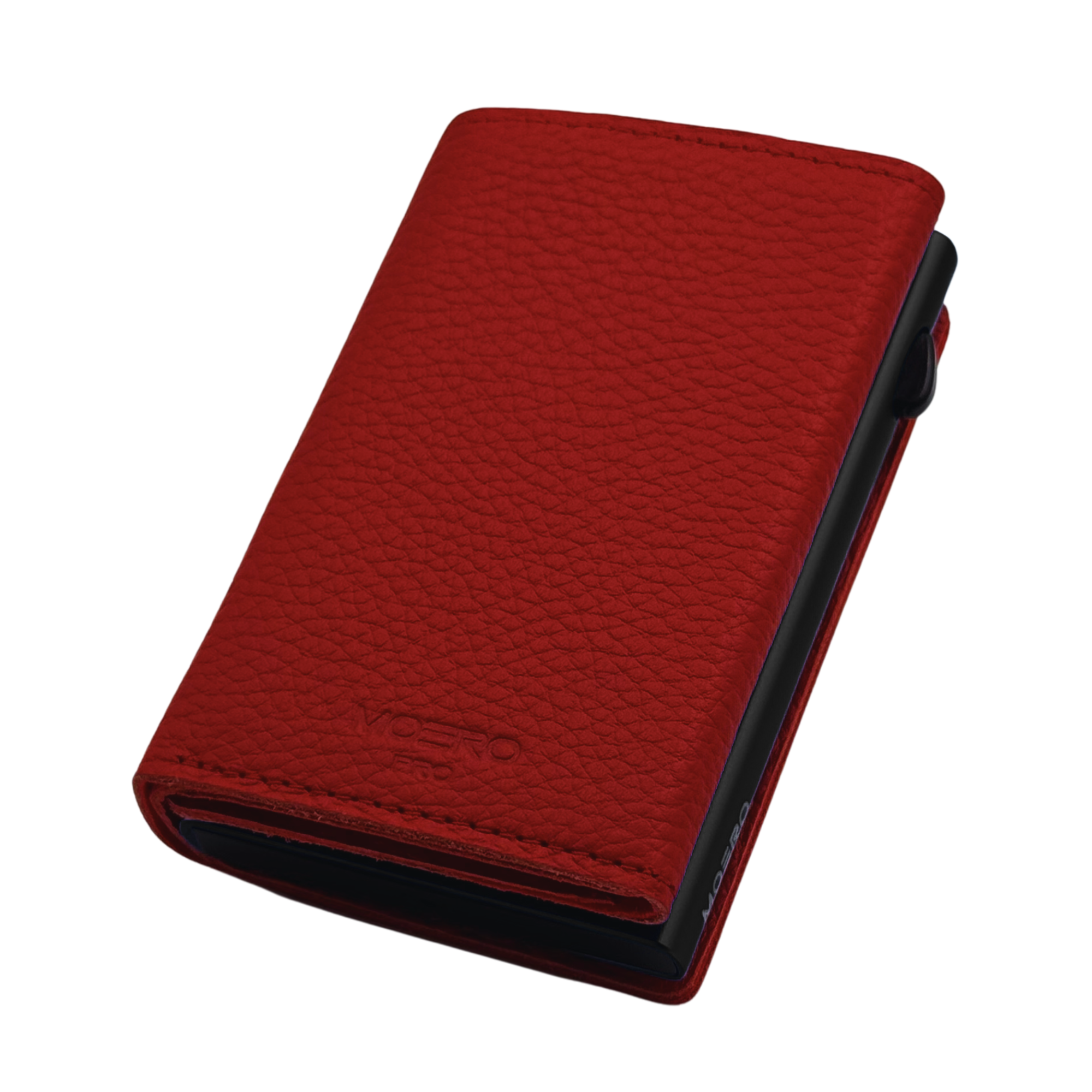 Moero Linea PRO PRO PLUS Zip portafoglio rosso RFID con portamonete